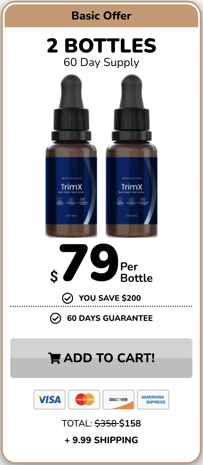 TrimX one bottle